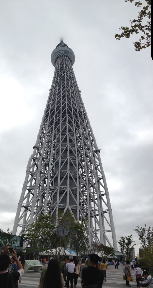 東京スカイツリーのパノラマ写真