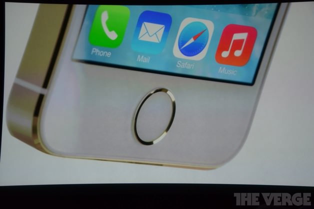 iPhone 5sのホームボタン