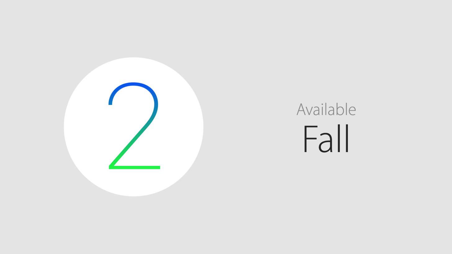 watchOS 2のリリースは今秋となります。
