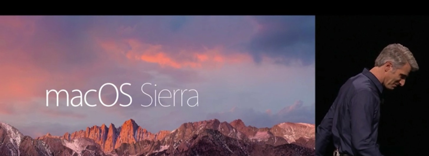 やはりOS XからmacOSへ。新しいOSの名前は「macOS Sierra」