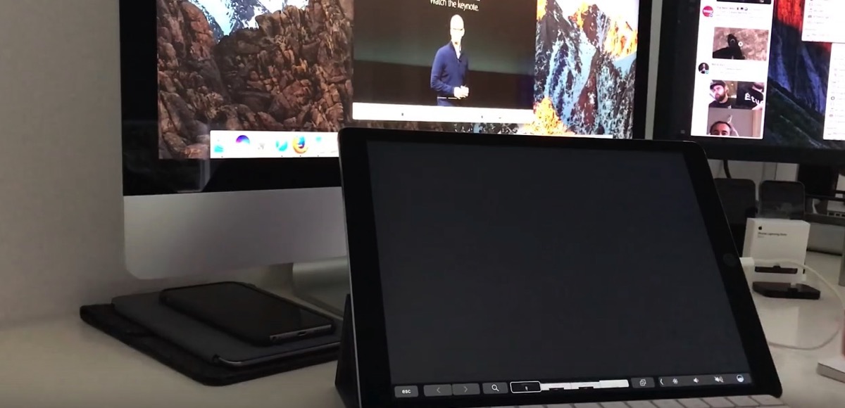 Macbook touch bar on ipad plus ipad