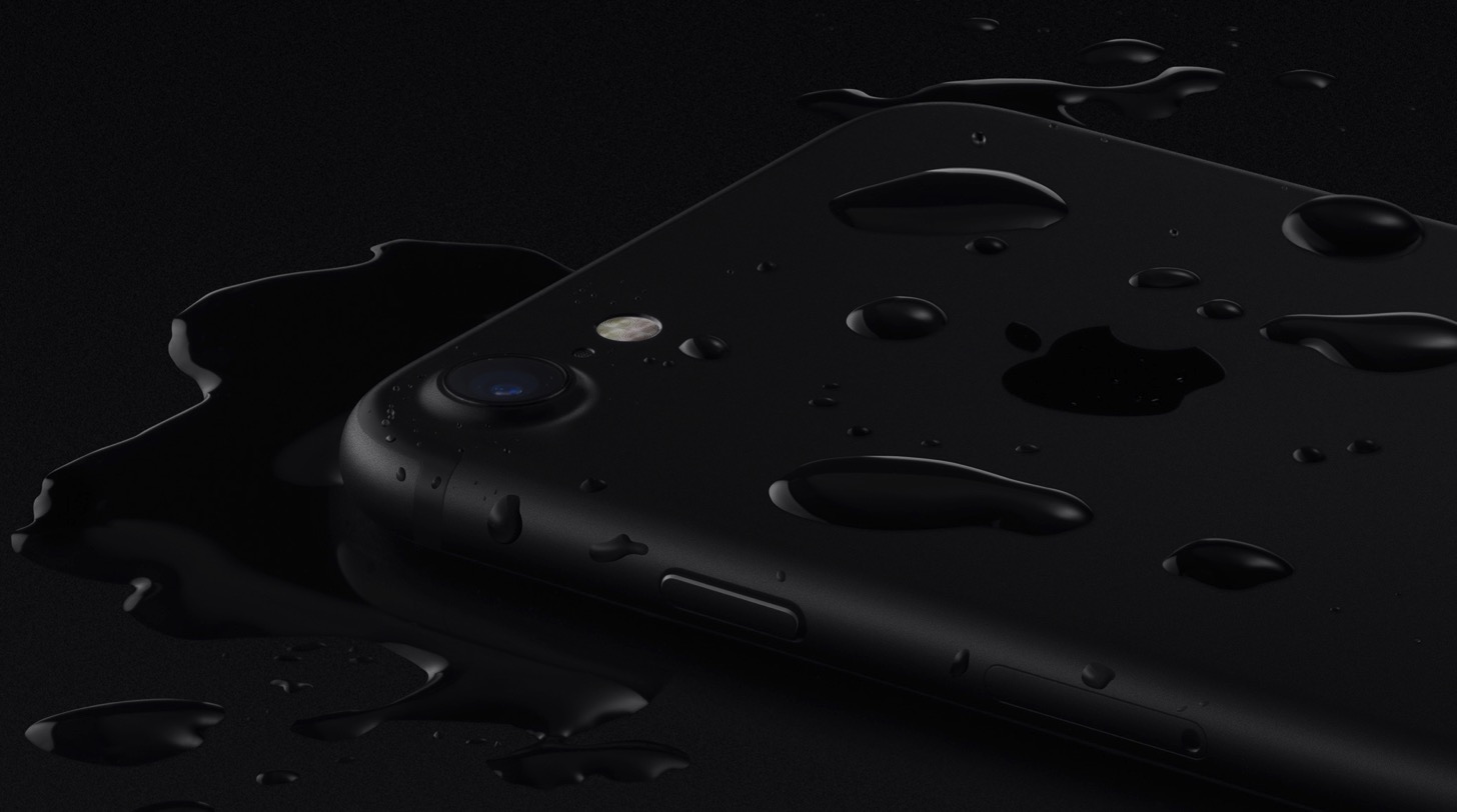 iPhone 7は防水でなく耐水