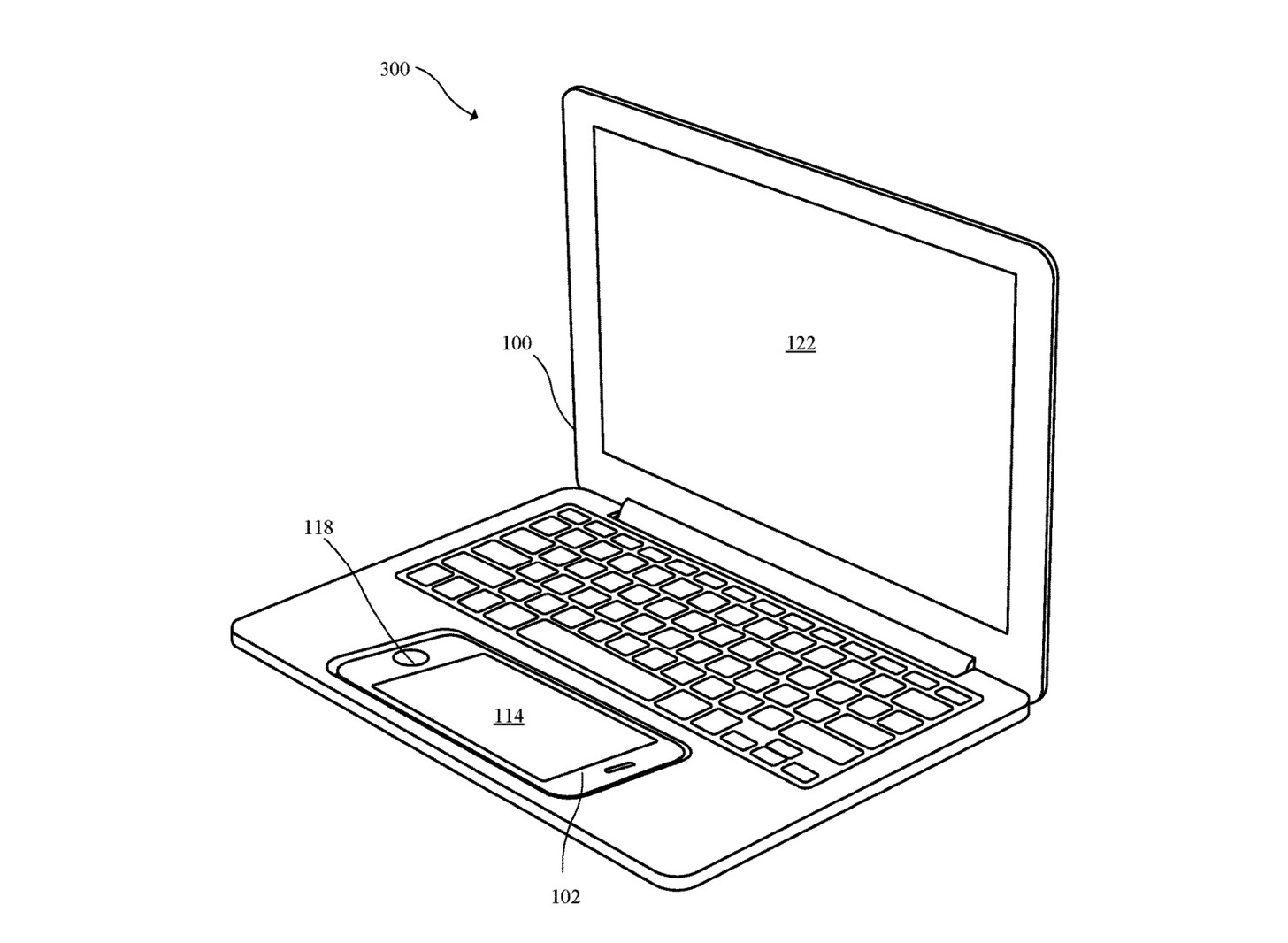 Apple is applying for a patent that turns iphone and ipad into laptops1