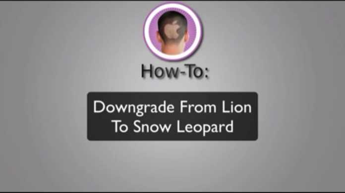 【動画】OS X Lionから、Mac OS X SnowLeopardにダウングレードする方法。