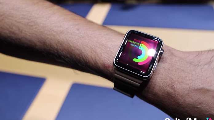 Apple Watchが実際に動いている様を見られるデモ動画。