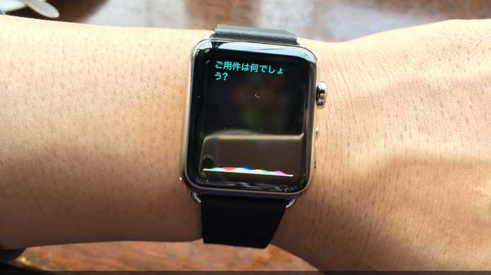 Apple WatchのSiriの使い方とHey Siriの設定方法。